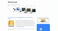 Desktop Screenshot of macissues.com